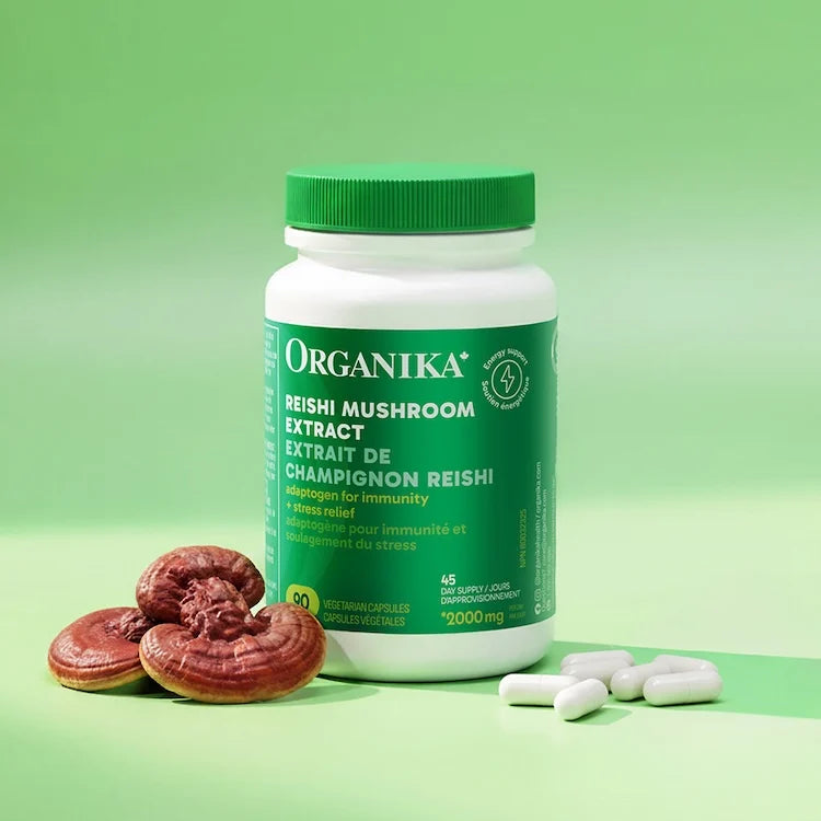 Extrait de champignon Reishi 250 mg — 90 capsules végé | Organika
