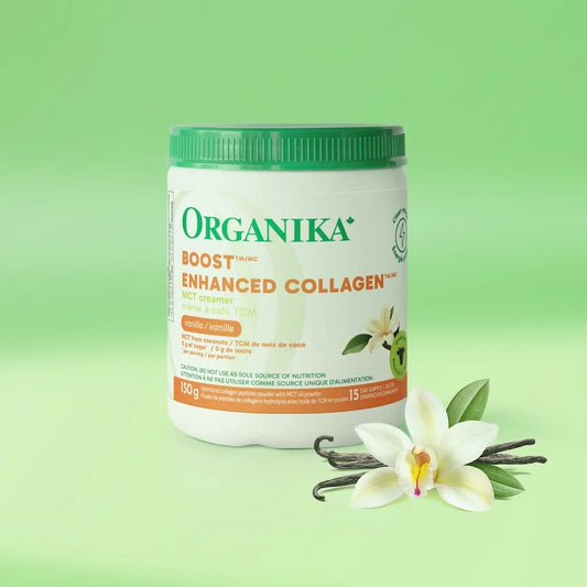 Stimulation améliorée du collagène Boost MCT Vanille — 150 g | Organika
