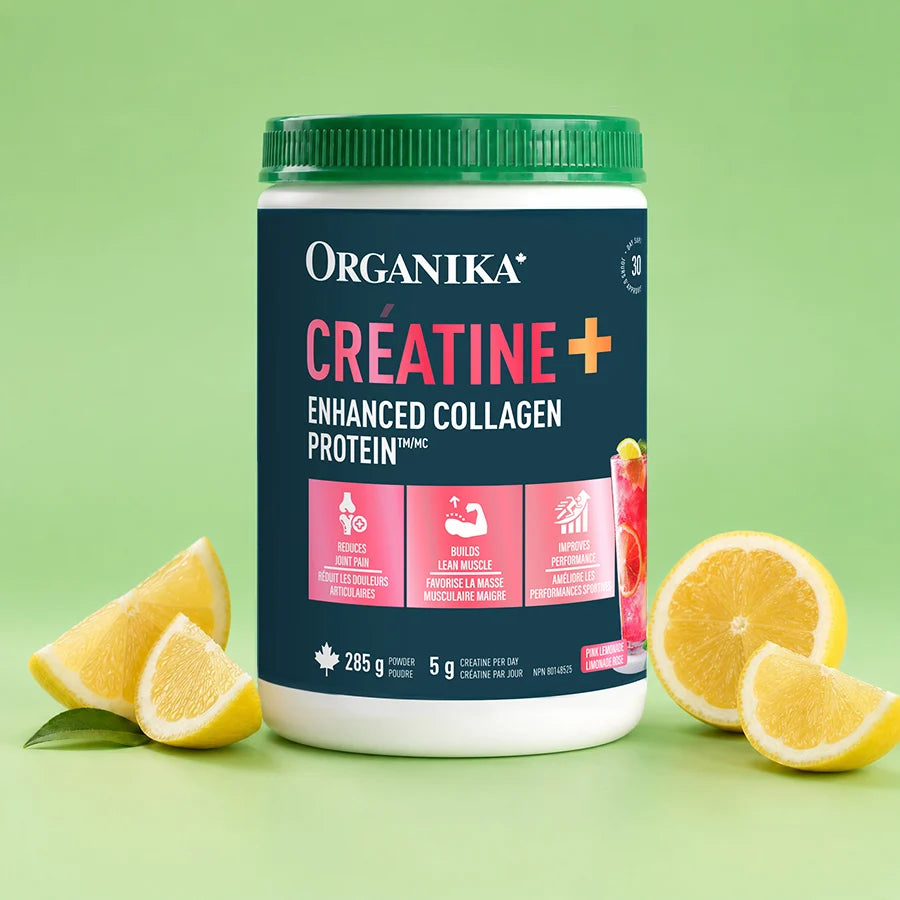 Creatine + Collagen Limonade rose — 285 g | Organika