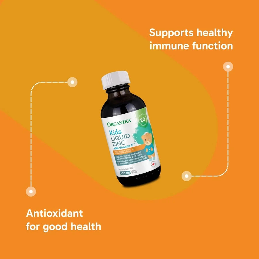 Zinc + Vitamine C Enfants — 100 ml | Organika