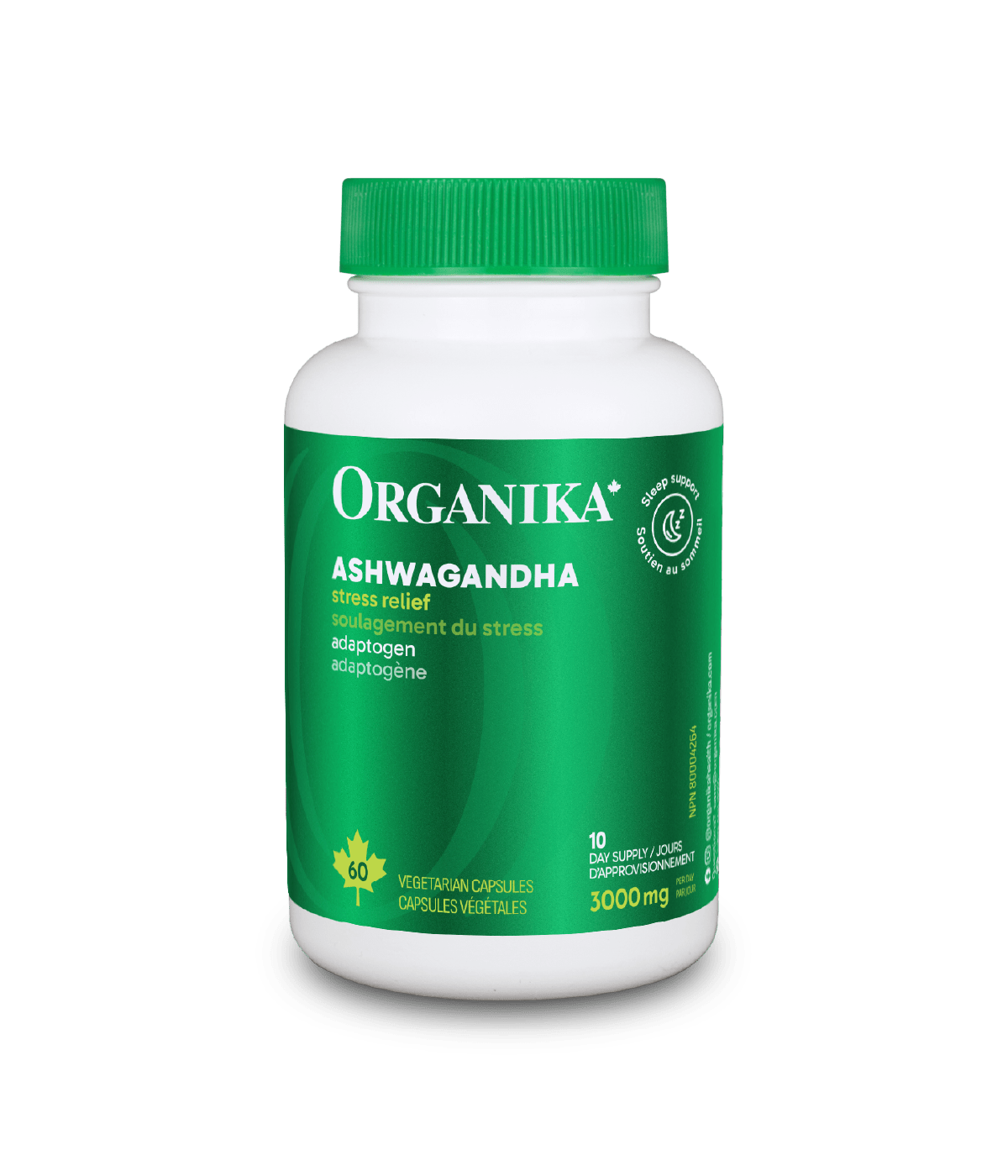 Ashwagandha 500 mg — 60 capsules végé | Organika