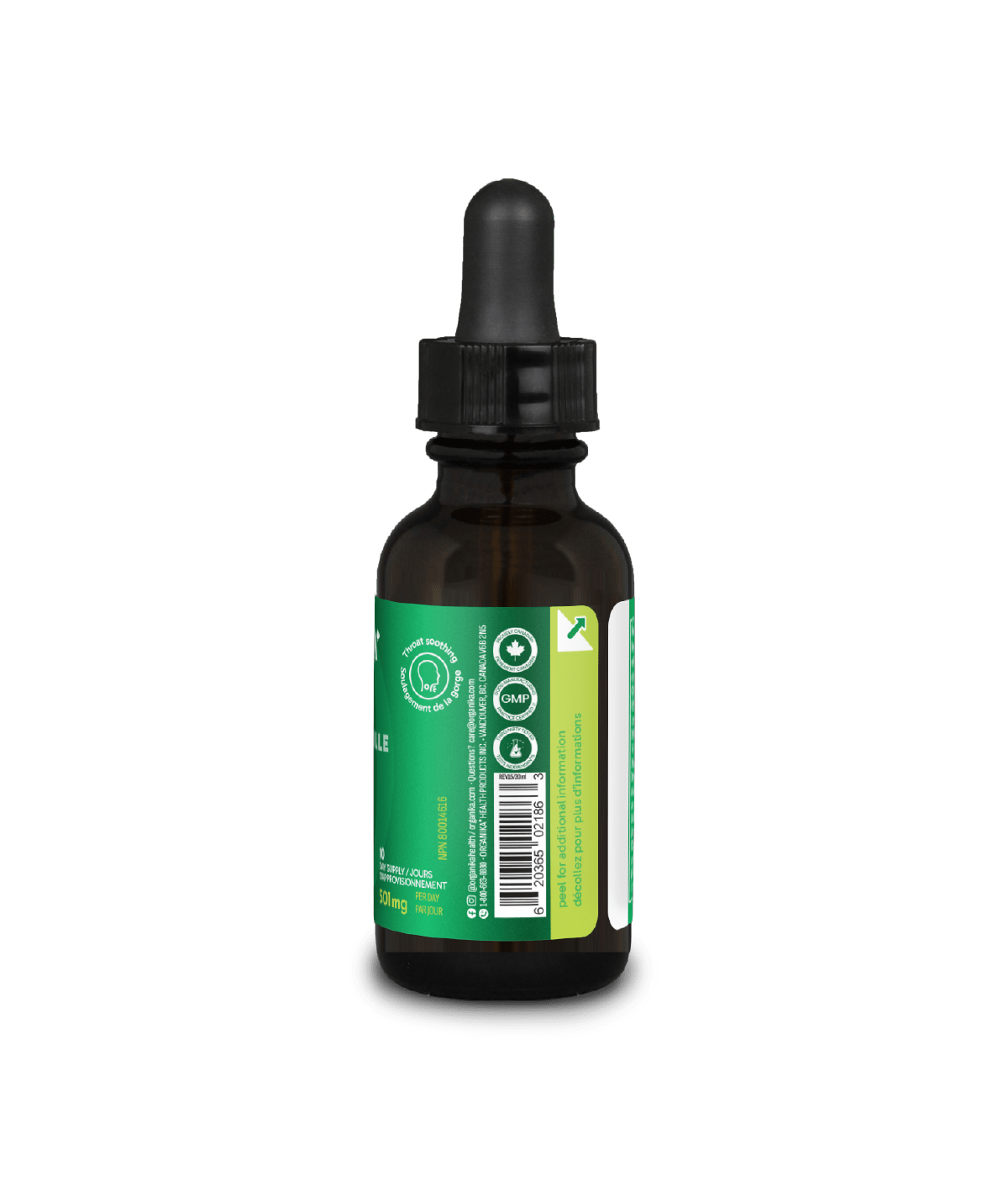 Propolis d'abeille liquide - étiquette et ingrédients