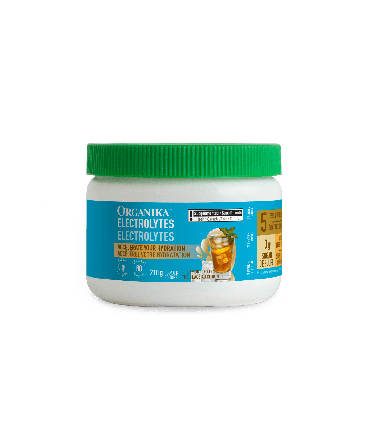 Électrolytes Thé glacé citron 210 g - Organika