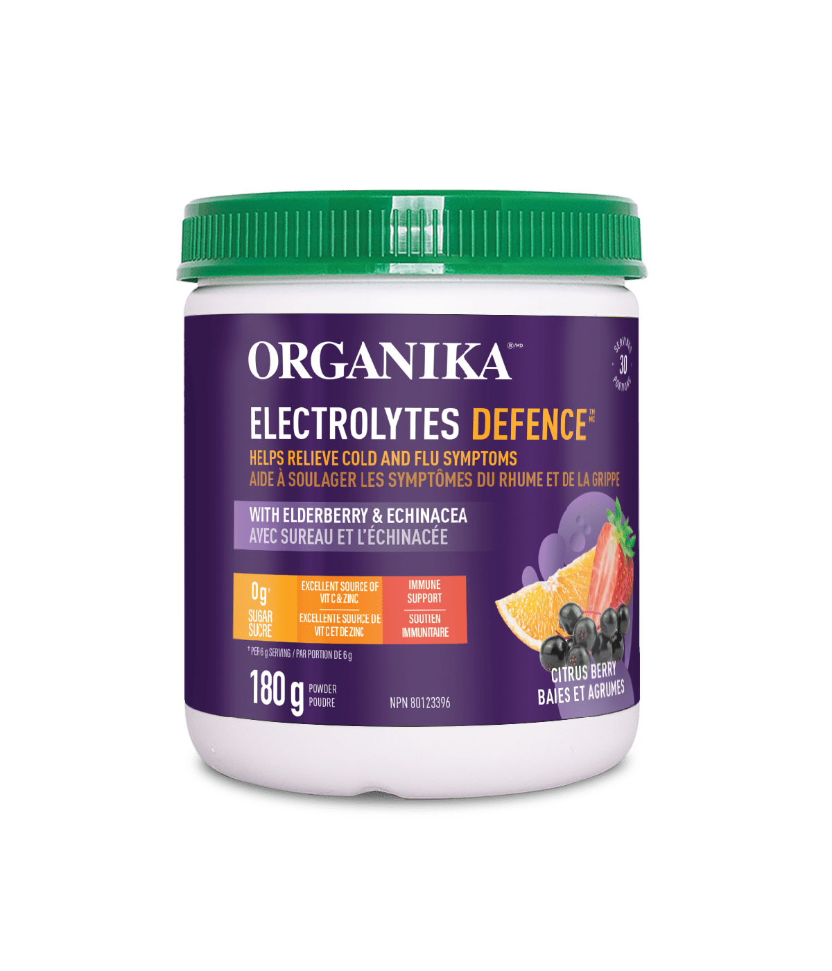 Électrolytes Defence Sureau 180 g - Organika
