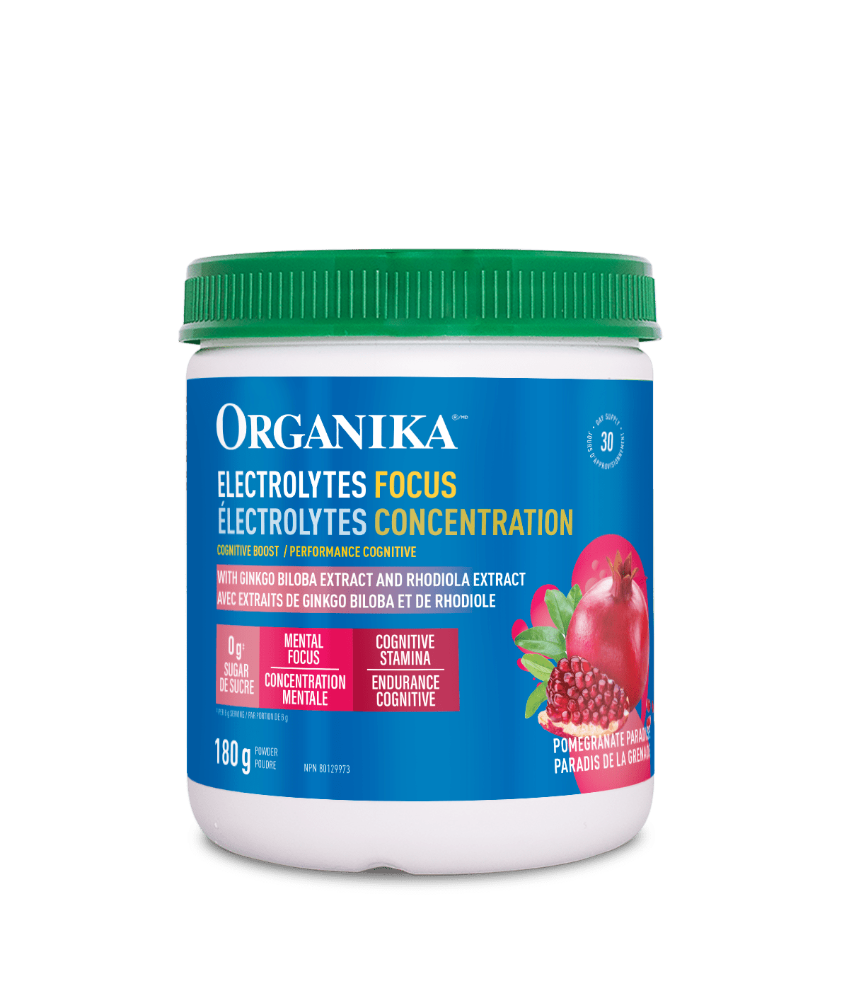 Électrolytes Focus 180 g - Organika