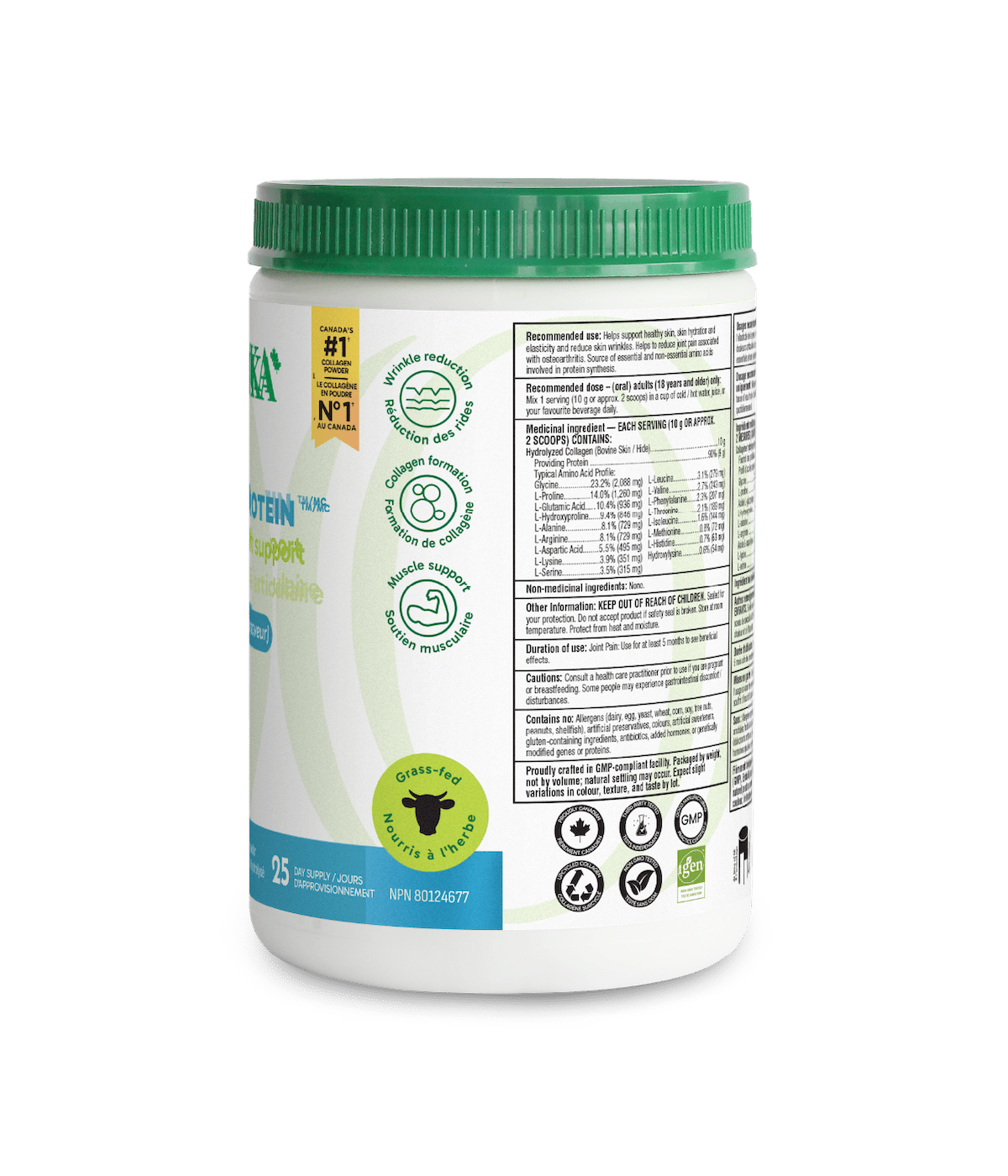 Enhanced Collagen Original - étiquette et ingrédients