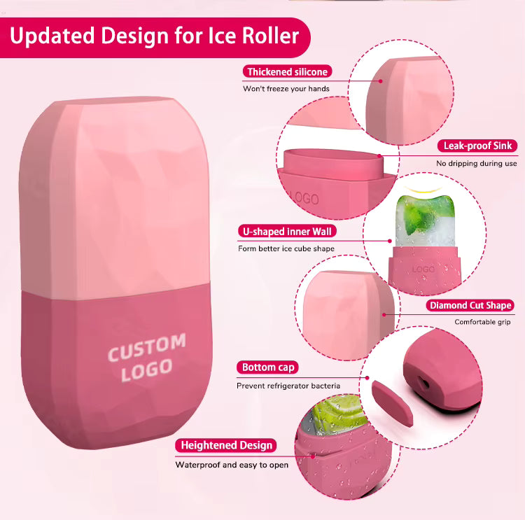 Ice Roller Visage – Glow, Anti-inflammation & Énergie