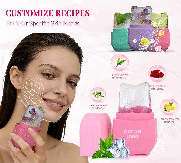Ice Roller Visage – Glow, Anti-inflammation & Énergie