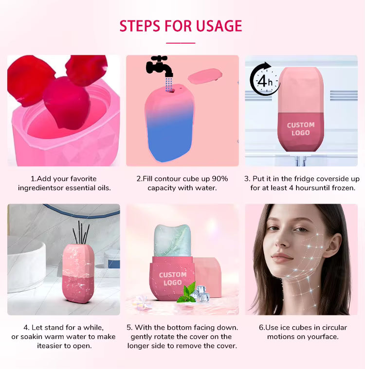Ice Roller Visage – Glow, Anti-inflammation & Énergie