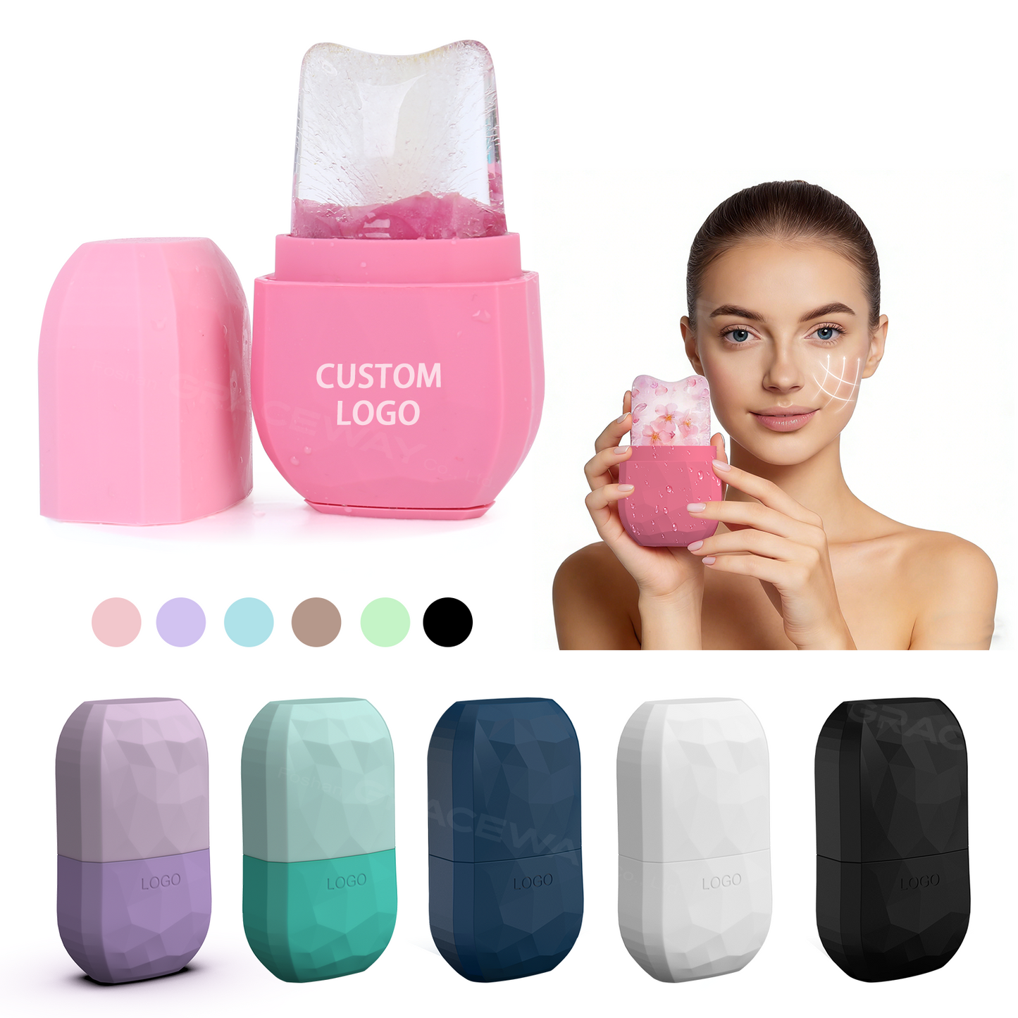 Ice Roller Visage – Glow, Anti-inflammation & Énergie