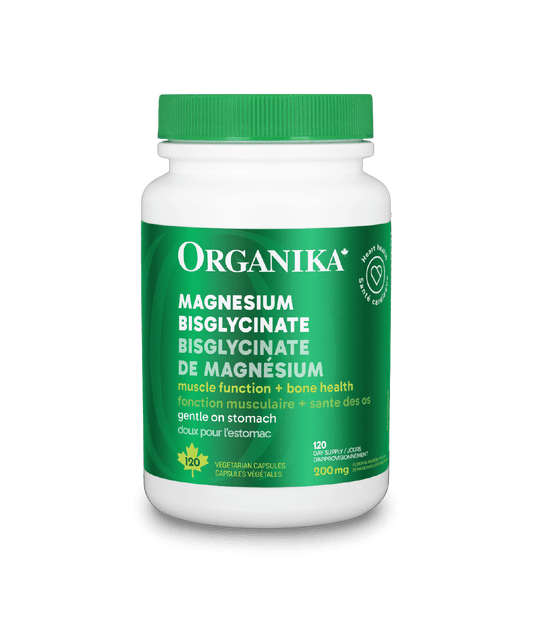 Magnésium bisglycinate 120 capsules végé - Organika