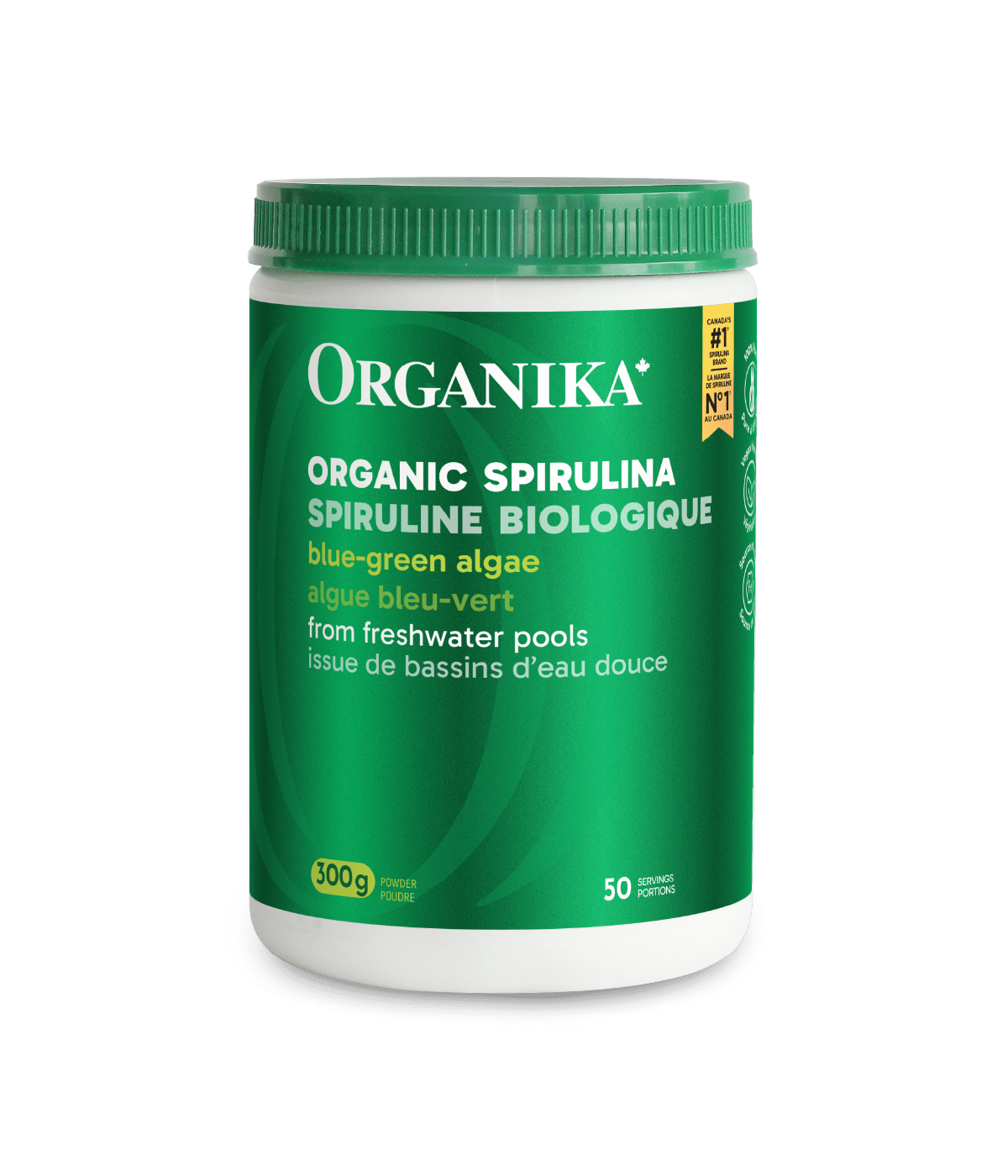 Spiruline biologique en poudre 300 g - Organika
