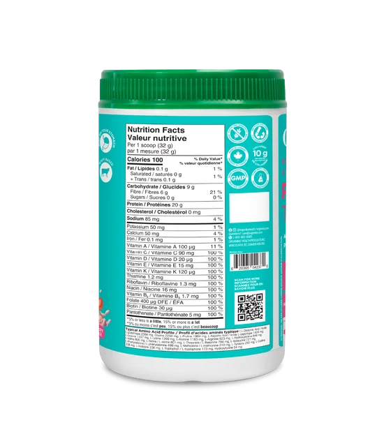 Protéine Whey Nutrition quotidienne Tout-en-un Chocolat — 640 g | Organika
